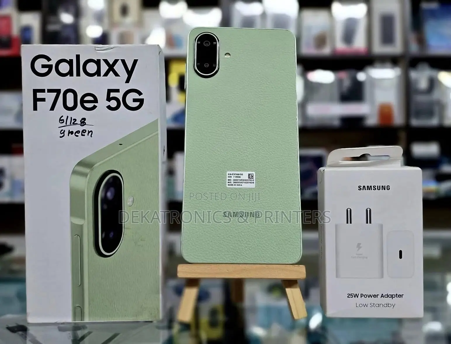 New Samsung Galaxy F70e 128 GB Green