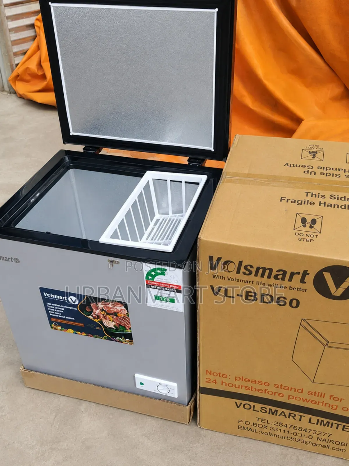 Volsmart 60L Freezer for Home Use, Chest and Deep 1 Year Warranty