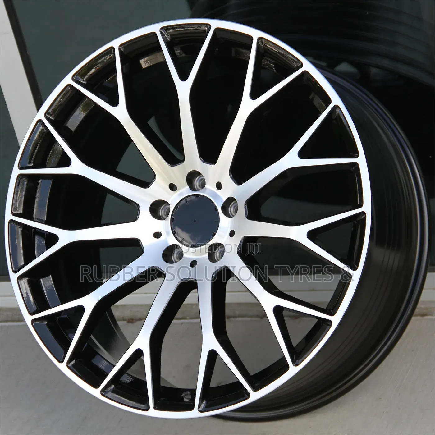 Rims Size 18 Mercedes Benz Amg Alloy Wheels Set Black Silver