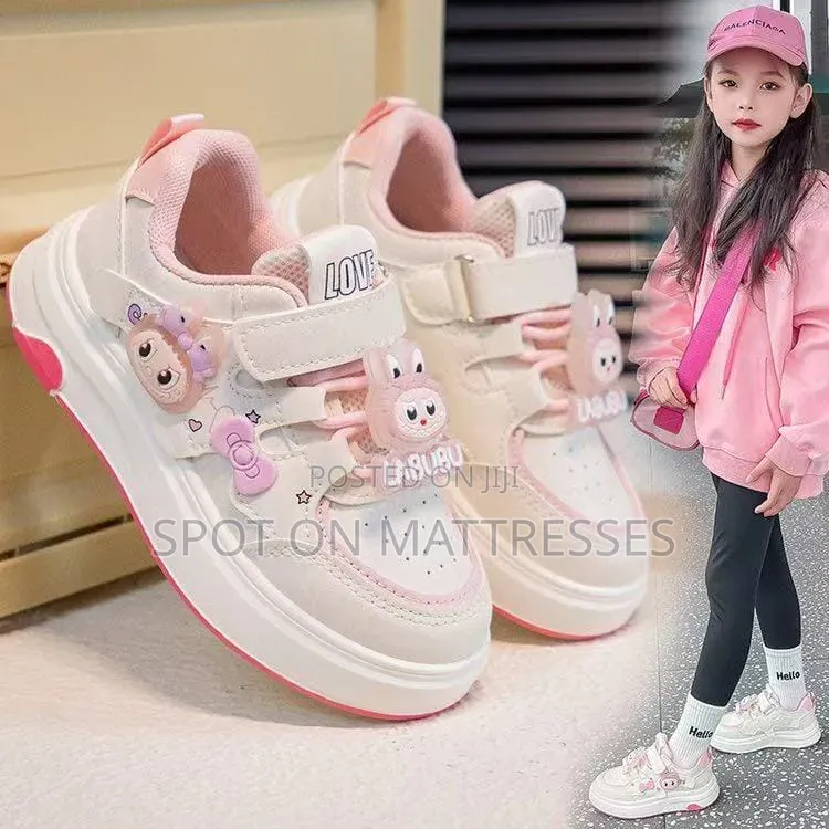 Cutesy Girls' Sneakers. Size 26-37. Delivery Services Available.