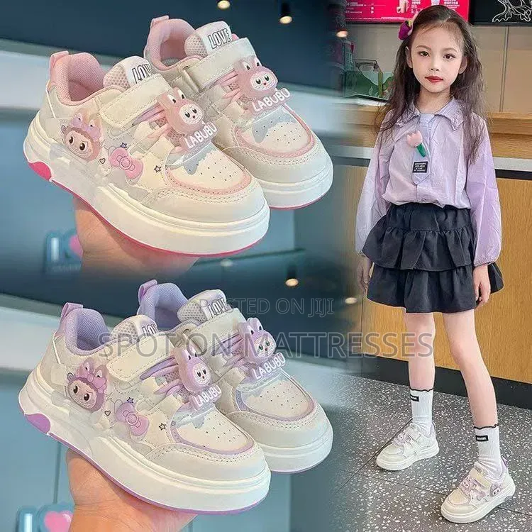 Cutesy Girls' Sneakers. Size 26-37. Delivery Services Available.