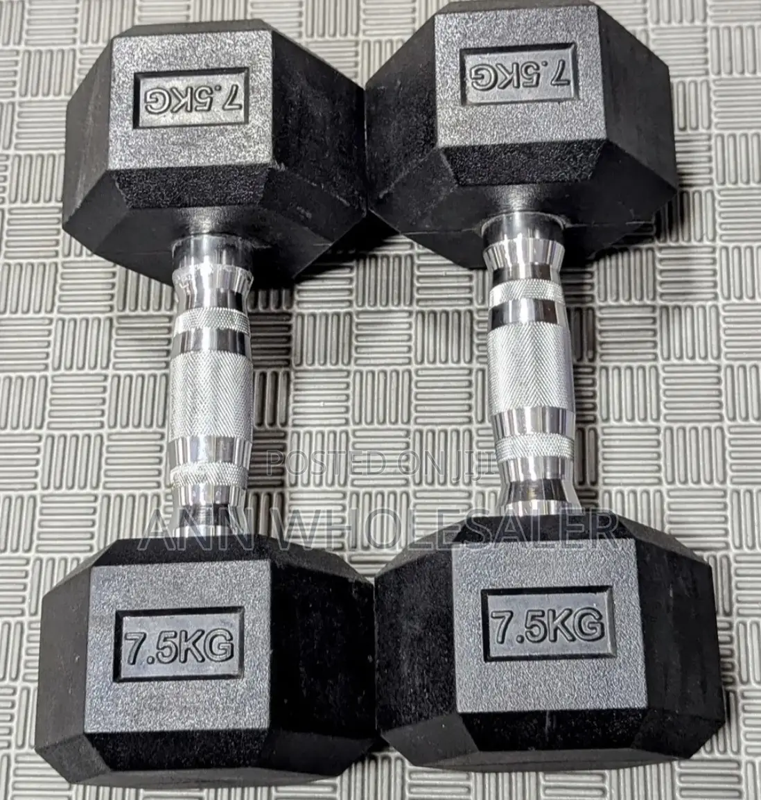 7.5kg Hexagonal Dumbbells
