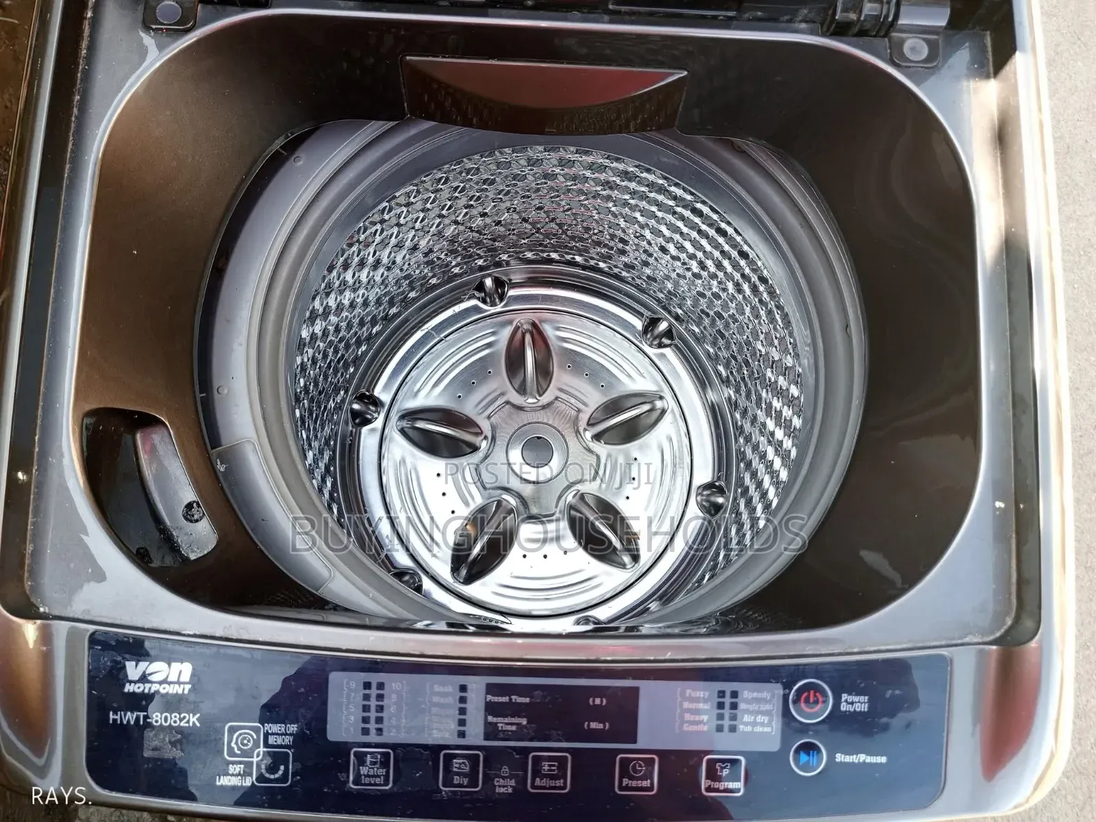 Von 8kg Automatic Top Load Washing Machine