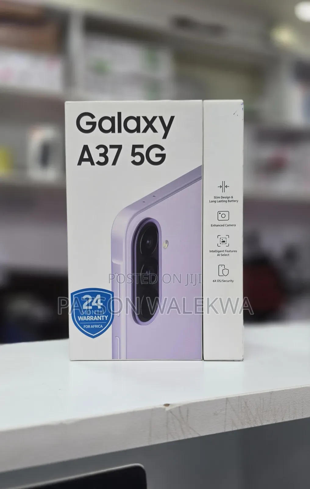 New Samsung Galaxy A37 256 GB Purple