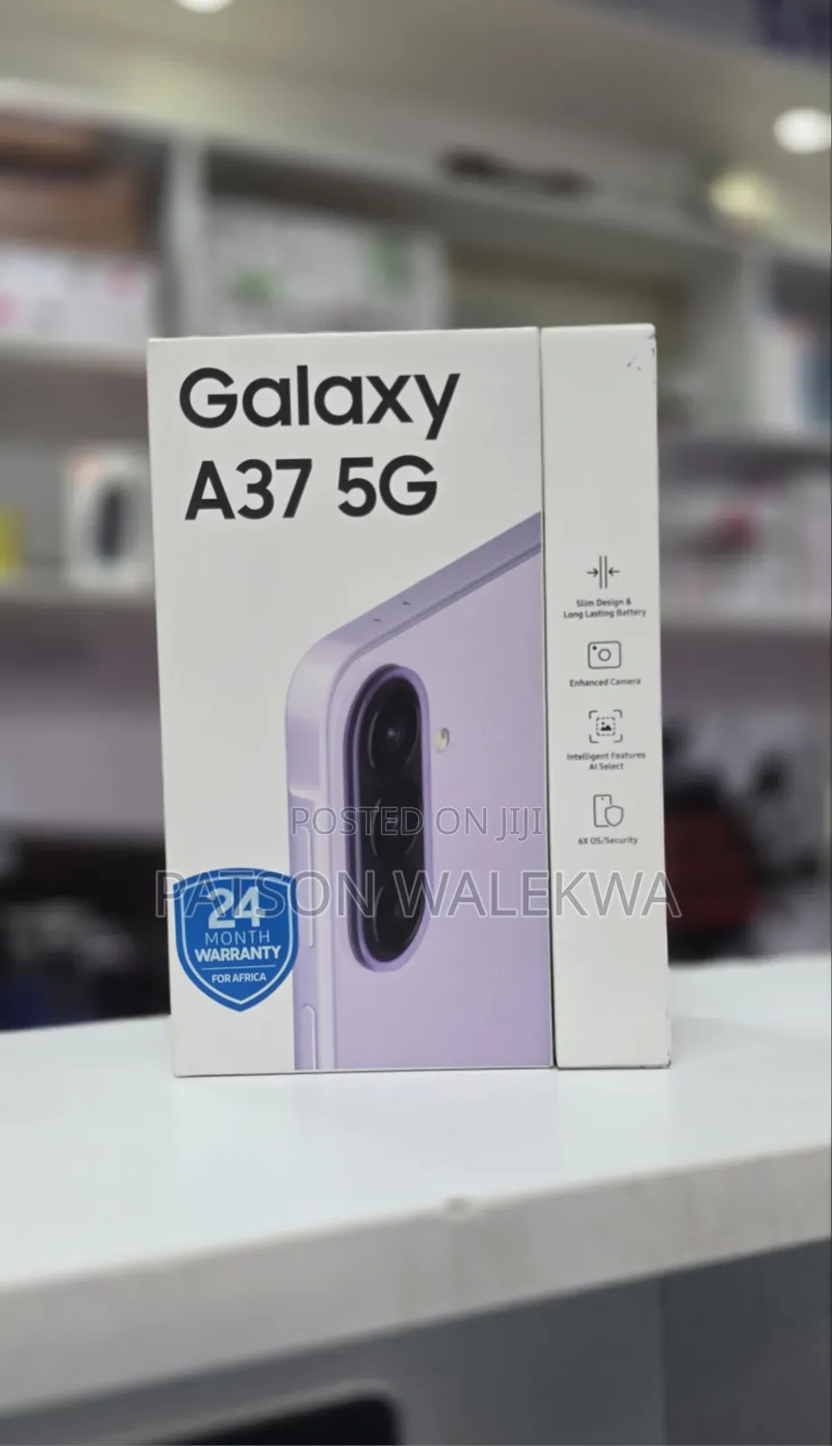 New Samsung Galaxy A37 256 GB Purple