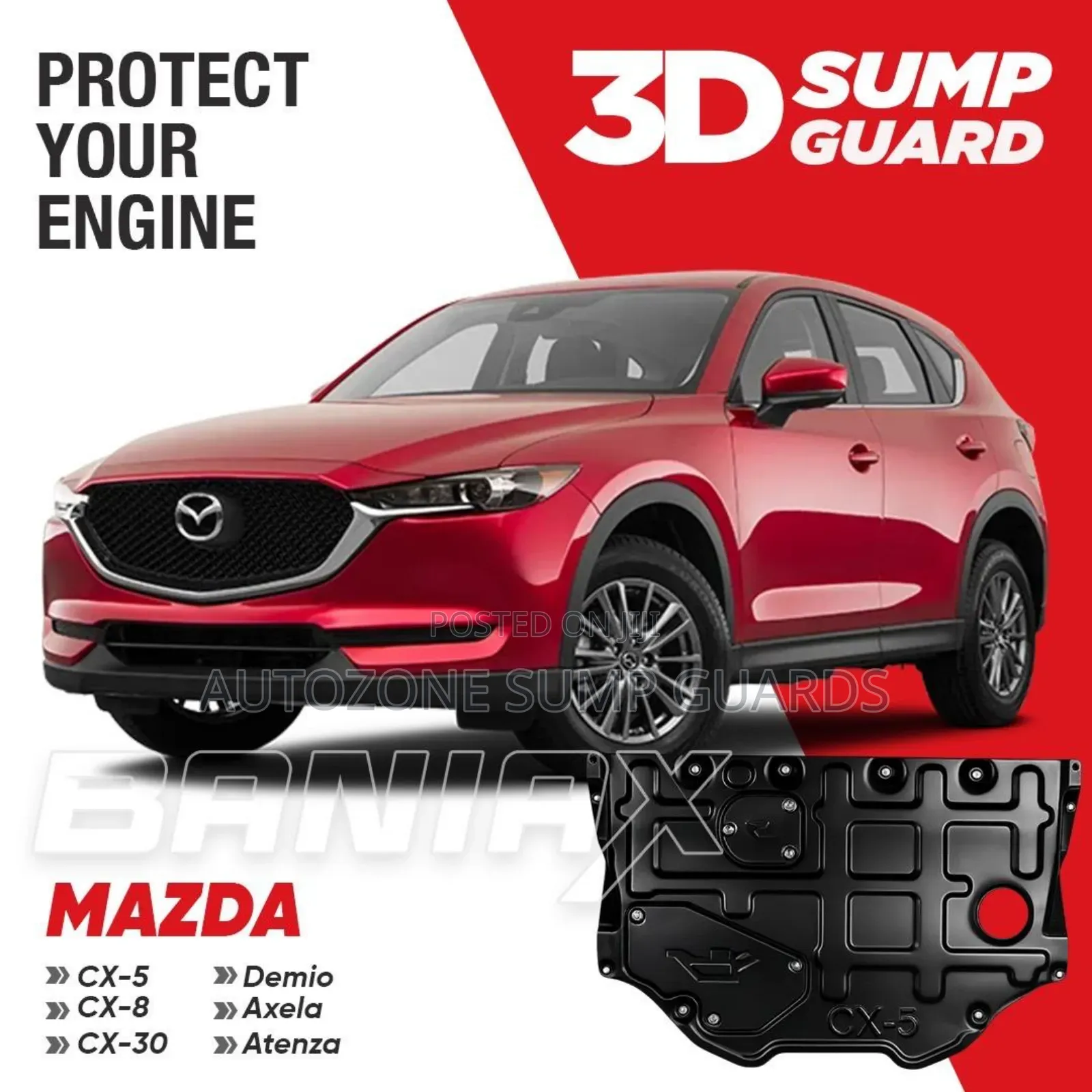 Mazda CX-5 3D Engine Protection Guard