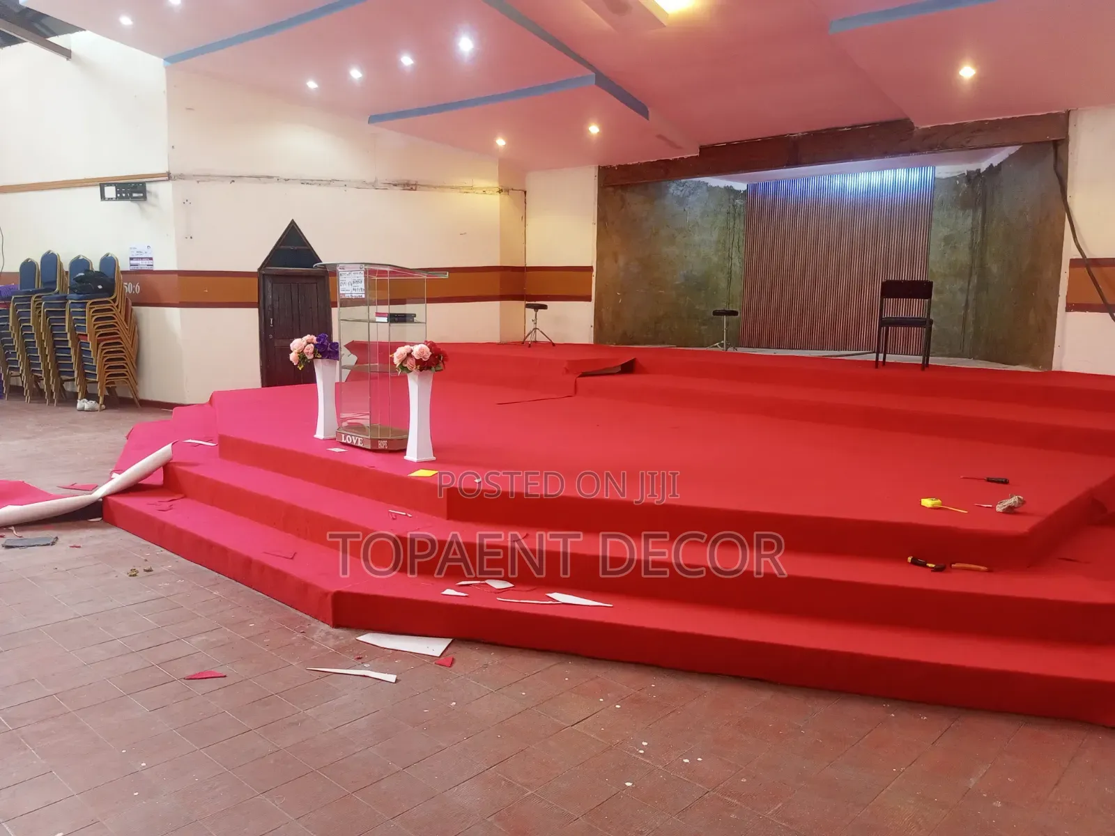 Luxurious Floor Altar Church Carpet