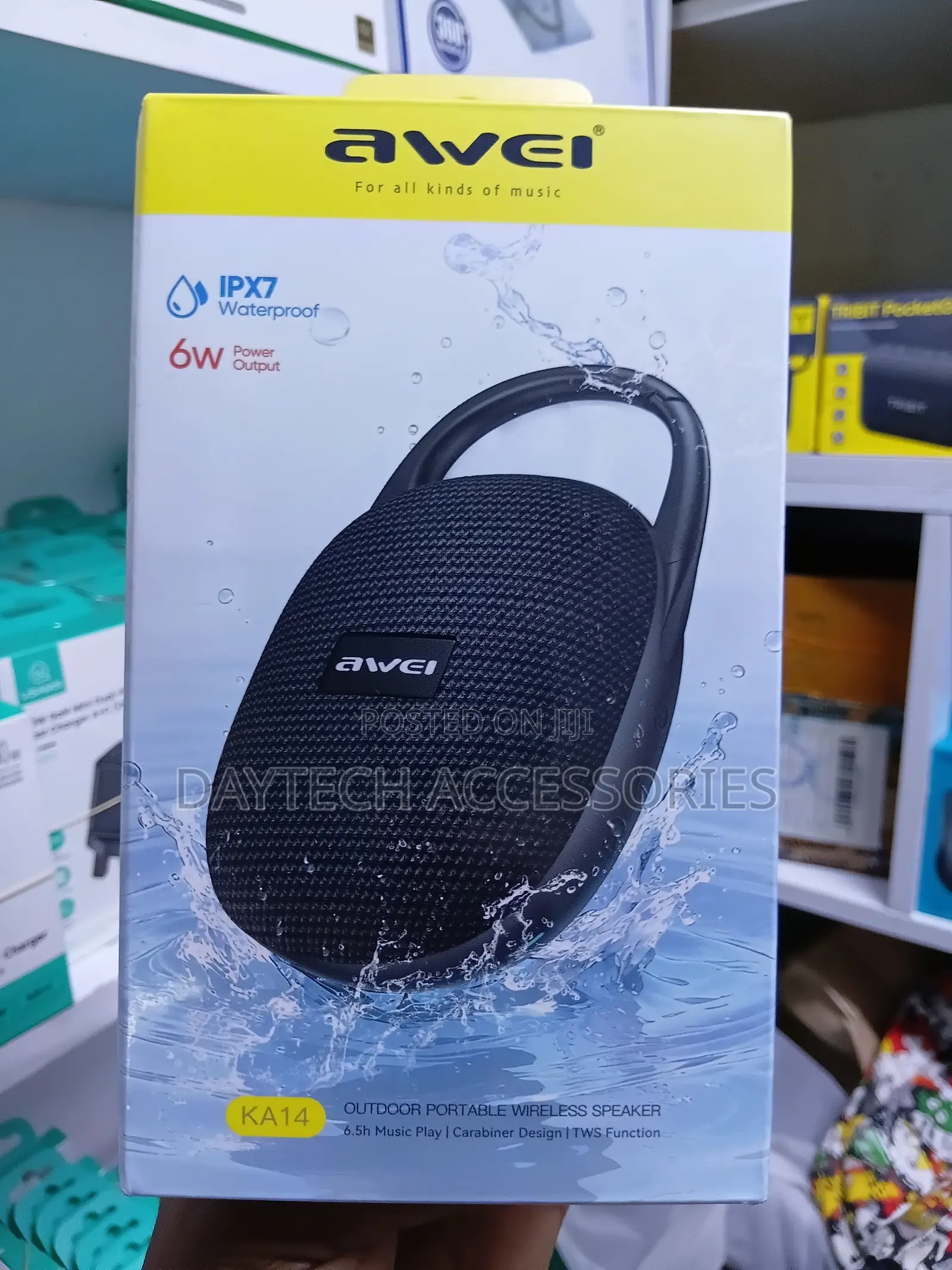 AWEI KA14 Portable Wireless Bluetooth Bass Speaker 6W