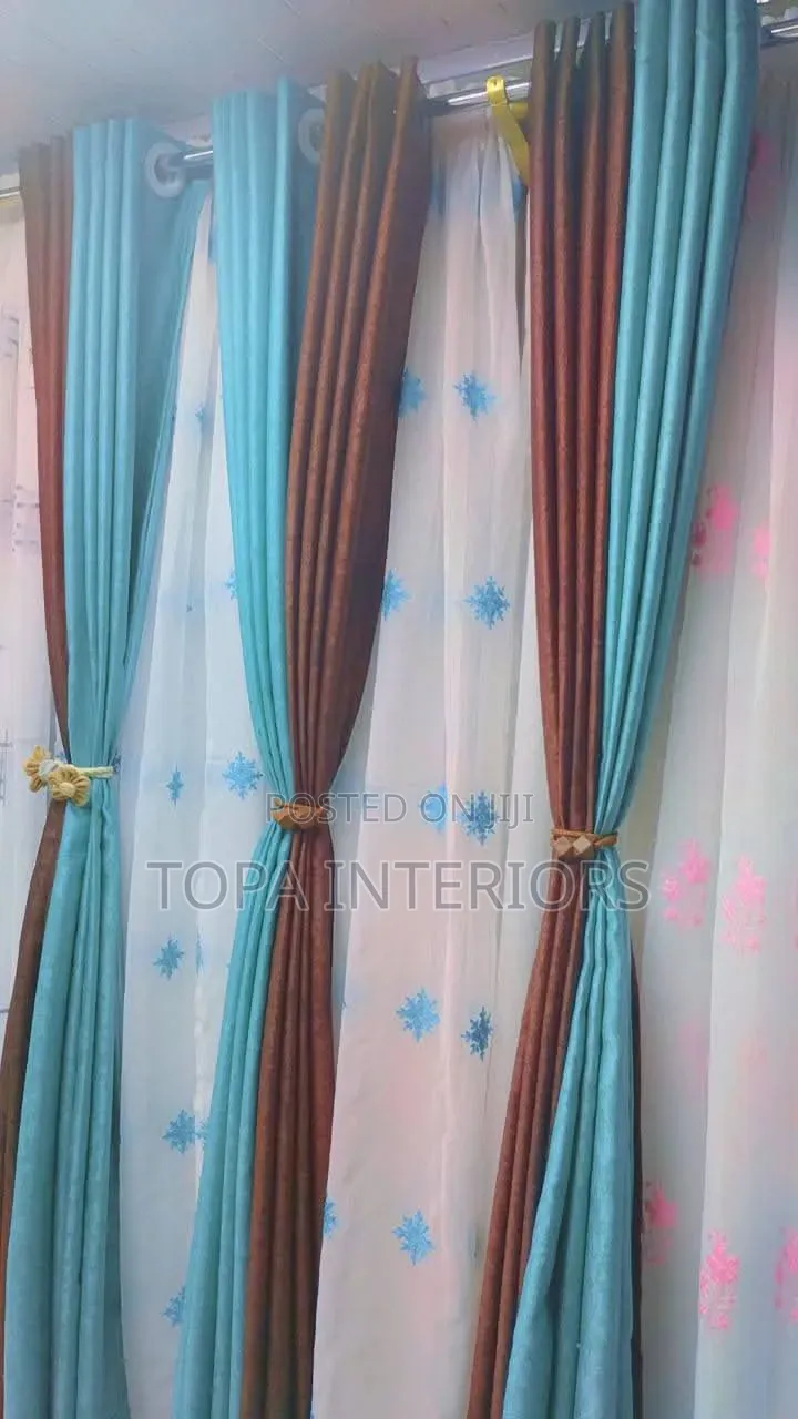 Washable Rings Curtains for New House Windows
