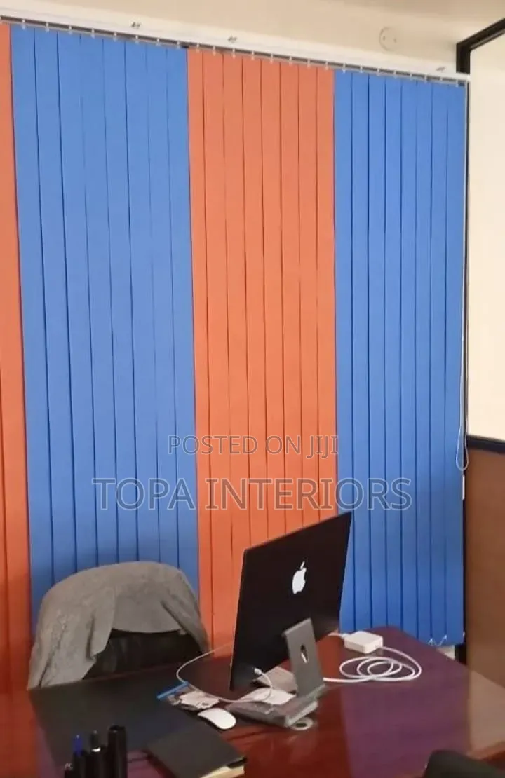Aesthetic Appeal Modern Vertical Office Window Blinds