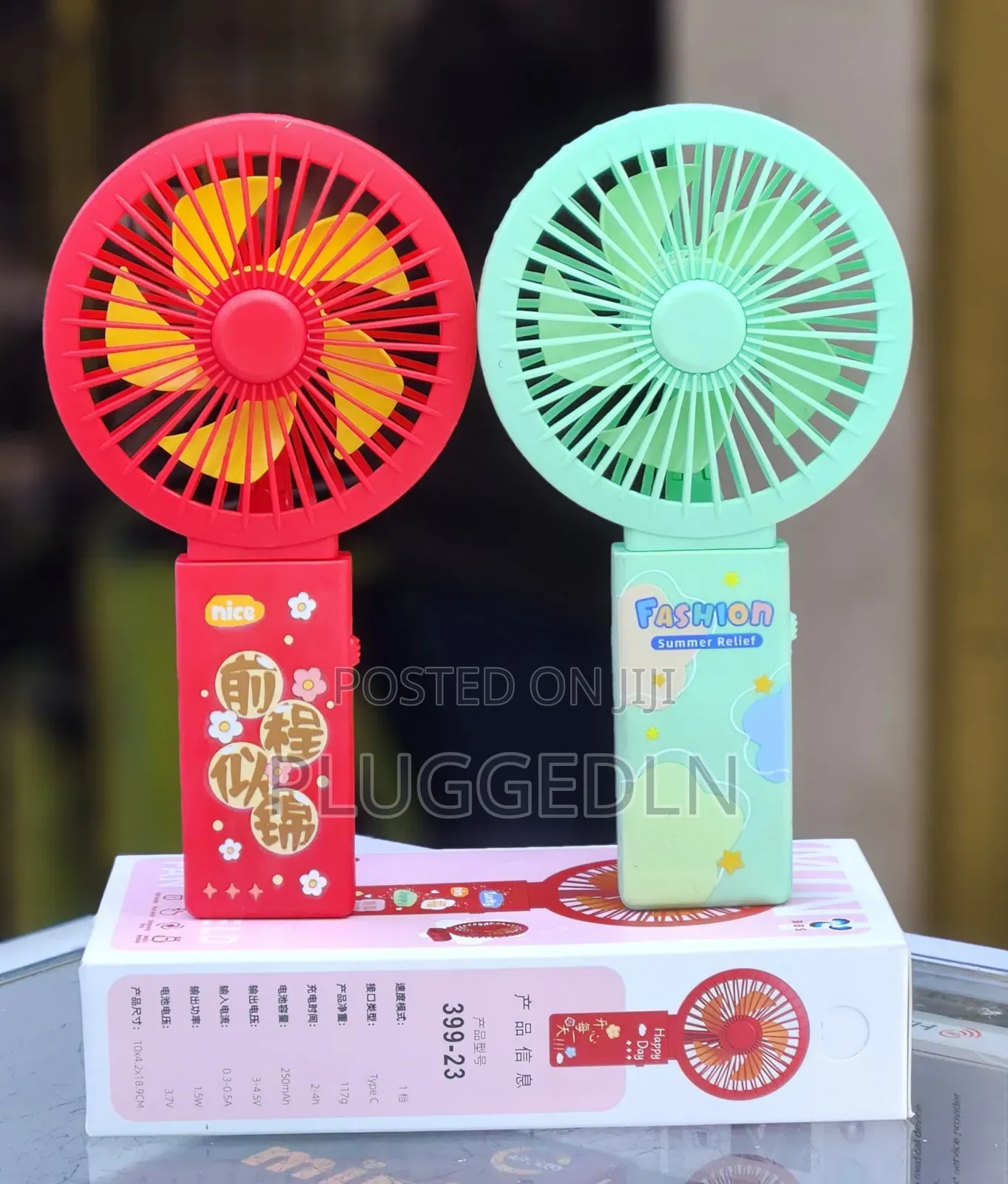 Ladies Portable Fan.