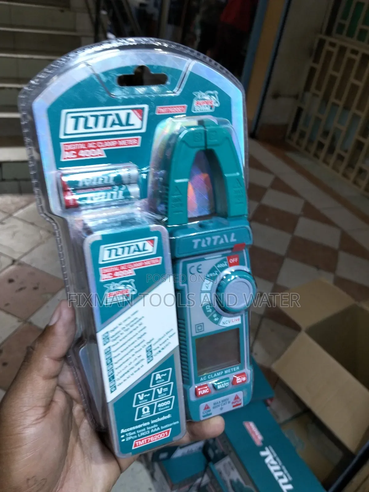Total Clamp Meter AC 400A SET