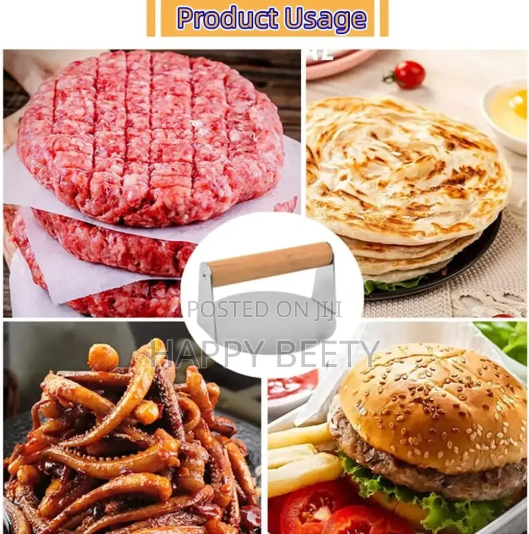 *Heavy Duty Round Stainless Steel Chapati Spinner\burger Press*