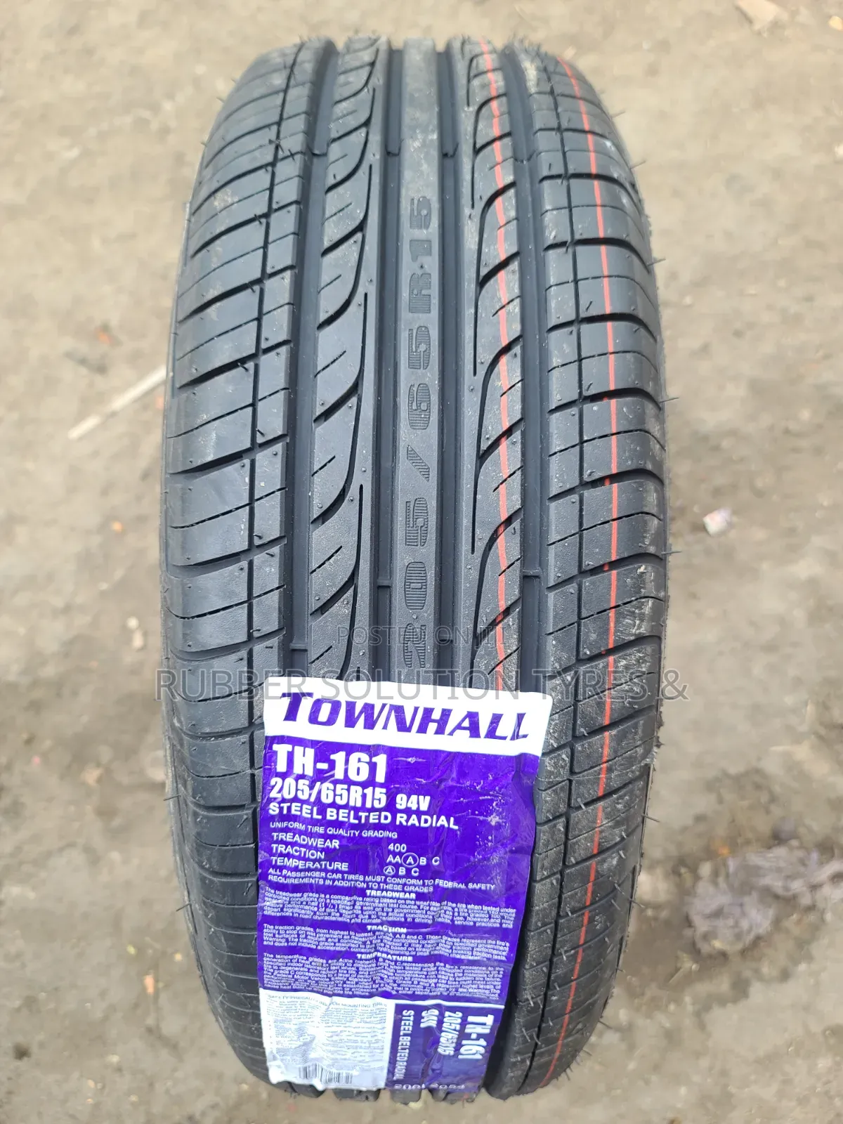 205 /65 R15 Townhall Tyres 94v Th-161