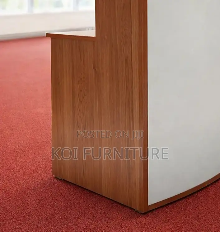 Reception Desk; 1.6 Meters Curved Front Office Reception Desk