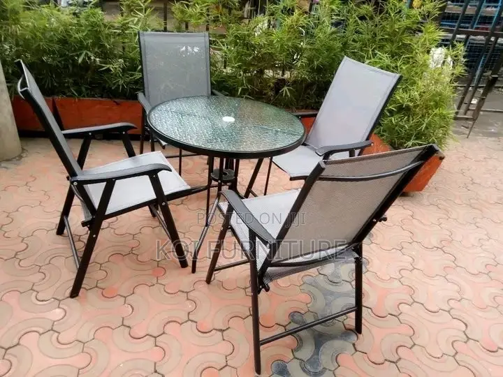 Dining Set; Four Seaters Home Balcony Outdoor Classical Set