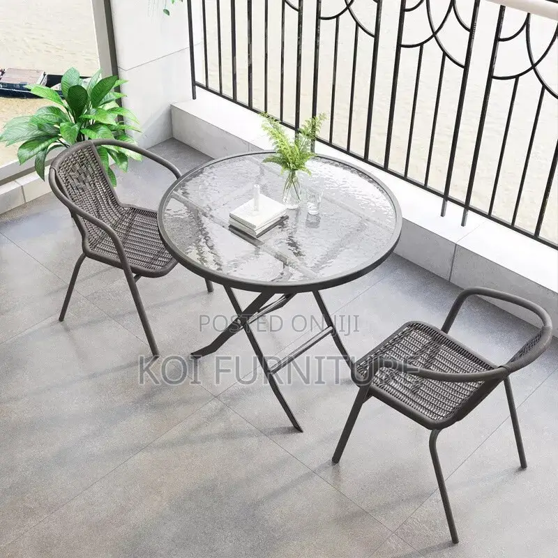 Dining Set; Four Seaters Home Balcony Outdoor Classical Set