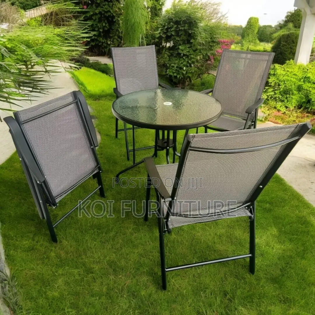 Dining Set; Four Seaters Home Balcony Outdoor Classical Set