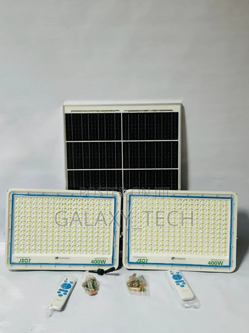2-in-1 Solar Lights 100W + 100W