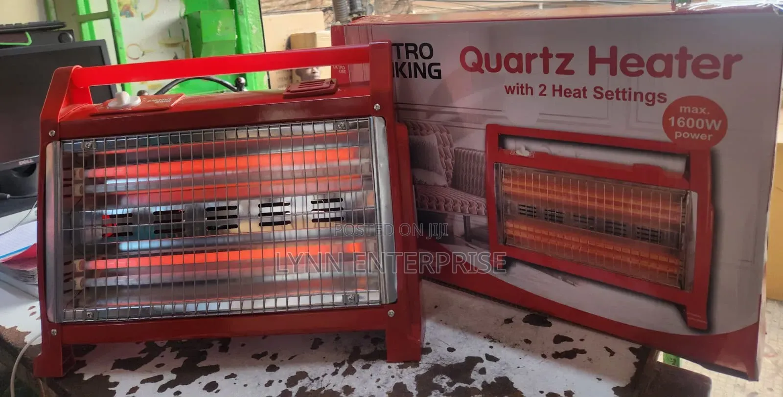 HALOGEN Quartz Heater -Metro King (Model: QH-90F-4