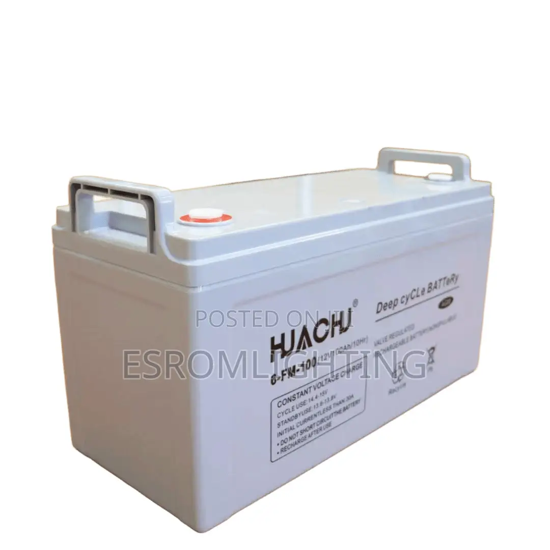 Huachu12V 100AH Solar Kit 120W Solar Panel + 300W Inverter+Gel Battery