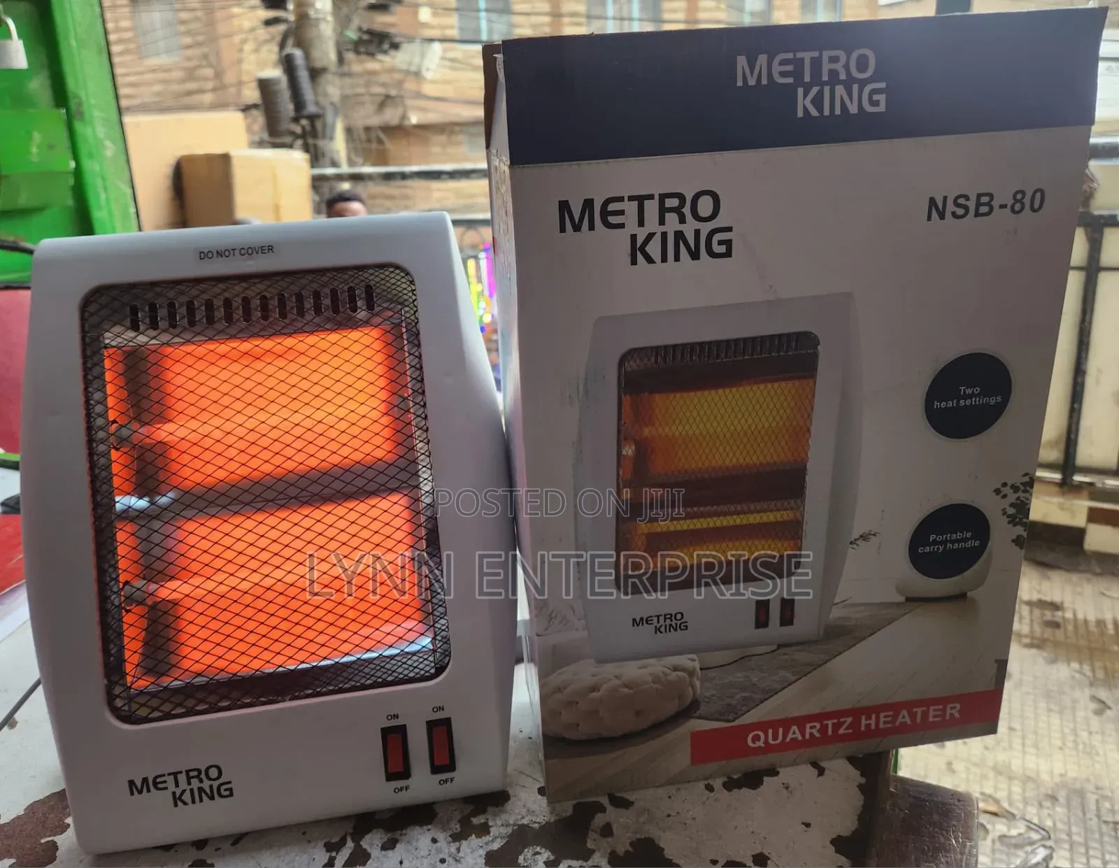 Quartz Room Heater-Metro King Heater (Model No. NSB-80