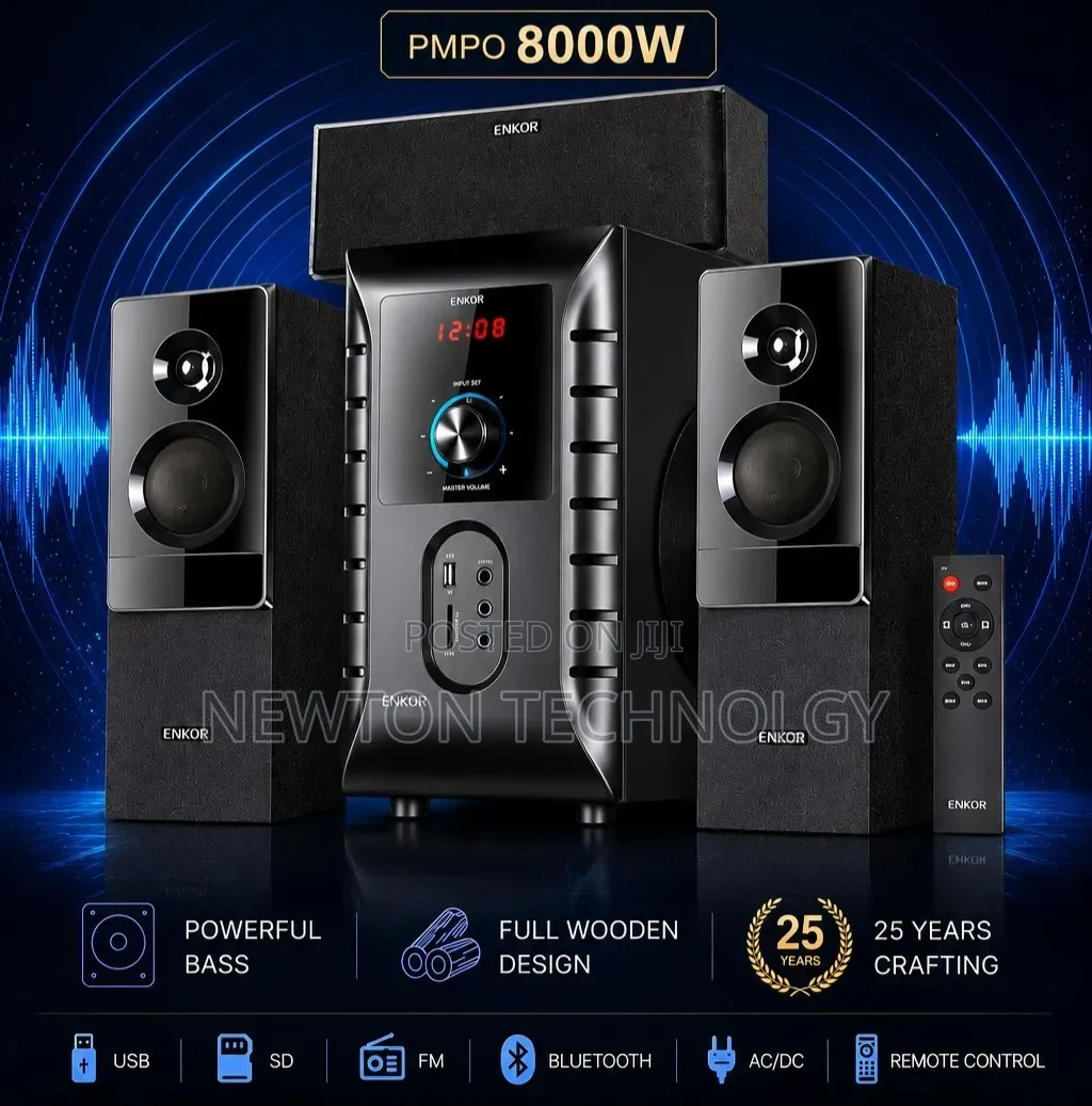 8000 Watts Enkor Multimedia Speaker System
