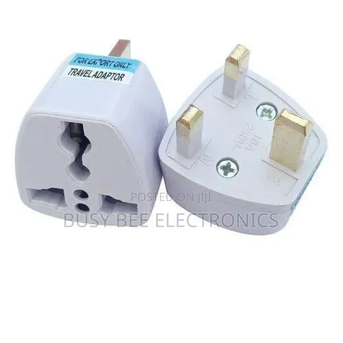 UK Travel Charger Adapter – Universal 3-Pin Plug Converter
