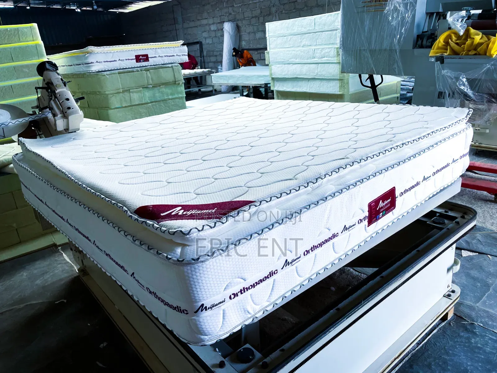 Orthopedic Spring Mattress - Grey, Firm, 35-65kg, Durable Comfortable