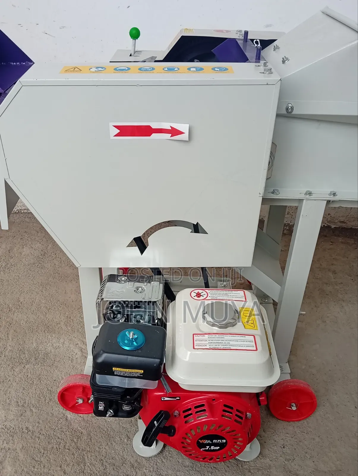 High Speed Chopper Chaff Cutter Gasoline/ Motor Driven