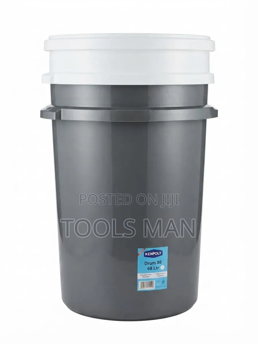 Kenpoly 68L Plastic Water Storage Drum.