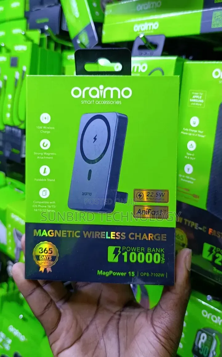 Oraimo 10,000mah Magpower 15 15w Wireless Charge Powerbank