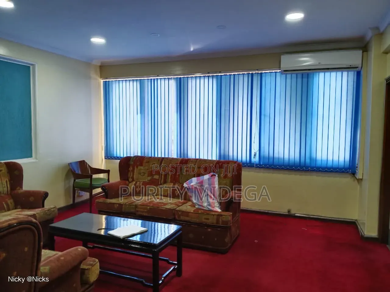 Classy Orange Fabrics of Vertical Blinds
