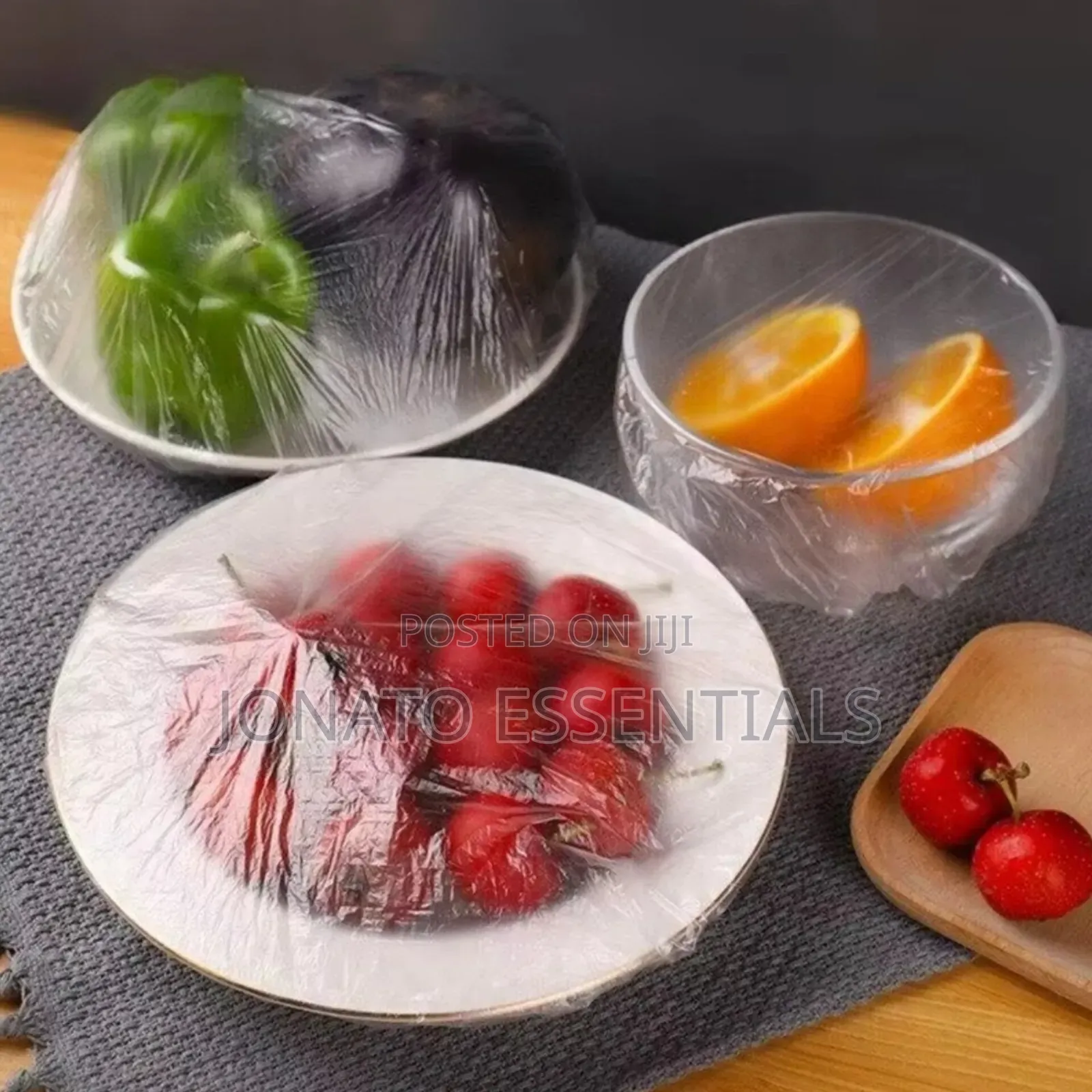 100 PCS Elastic Fresh Keeping Food Storage Covers Cling Bag
