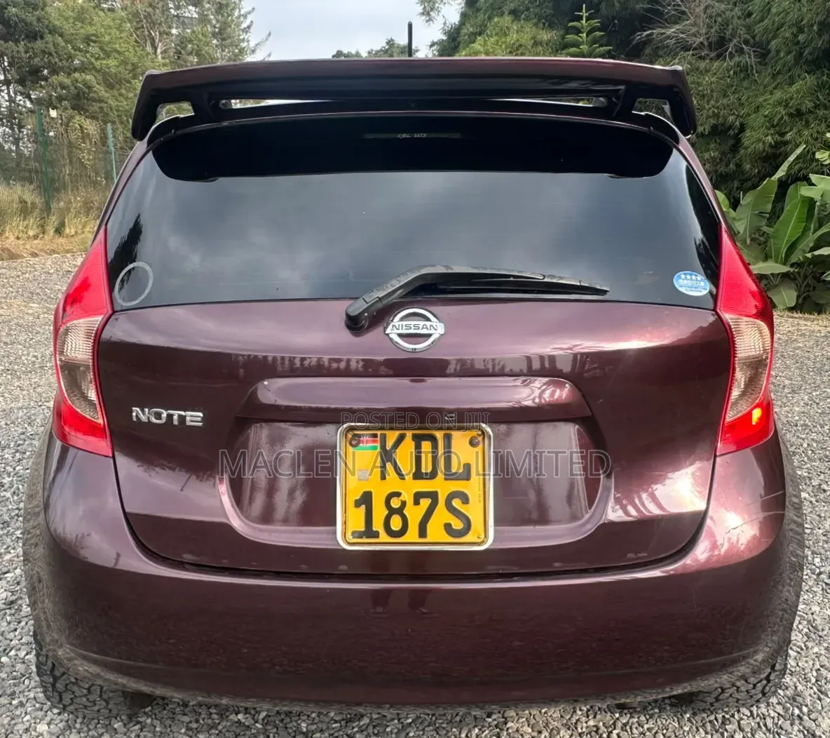 Nissan Note 2015 Maroon