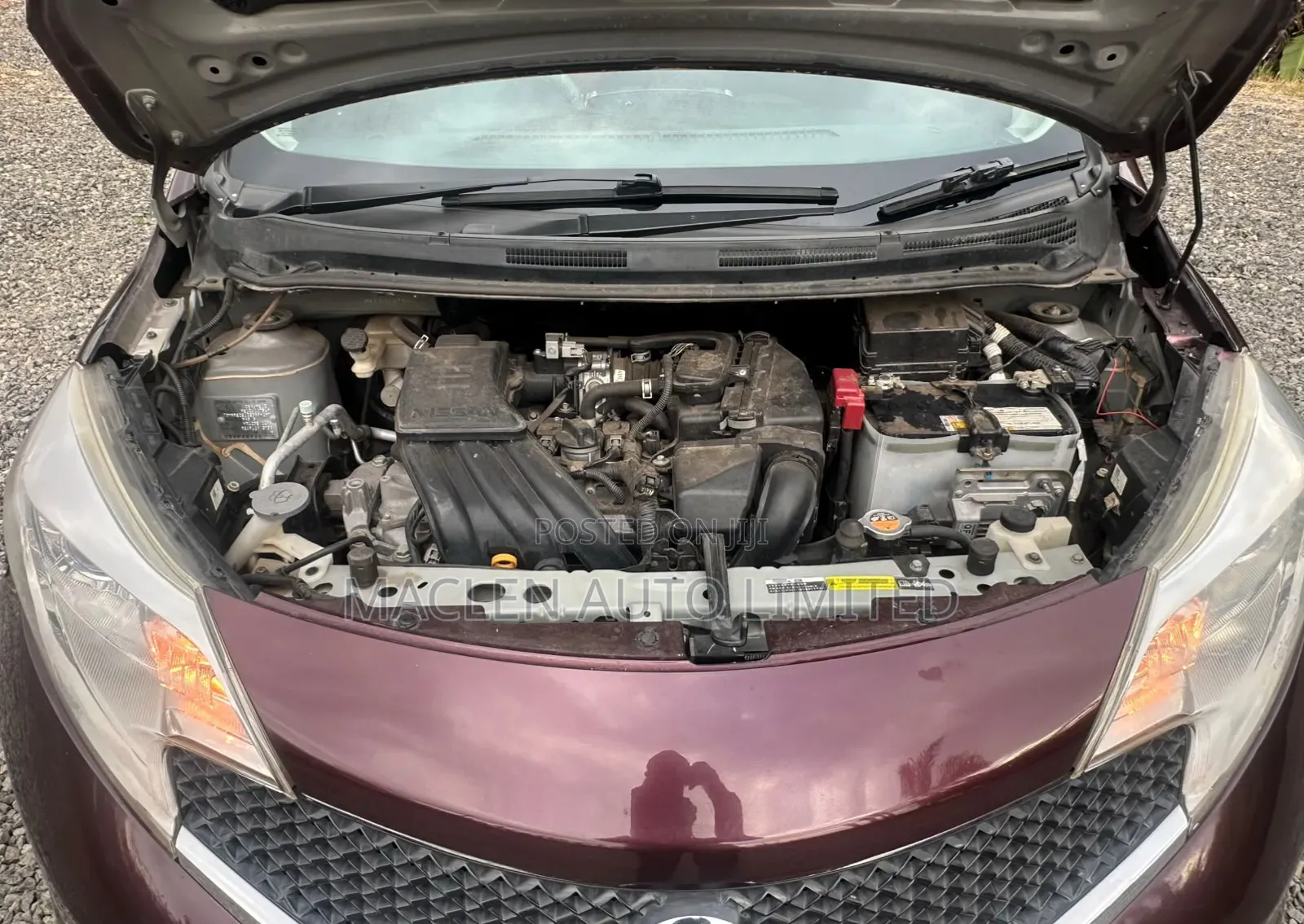 Nissan Note 2015 Maroon