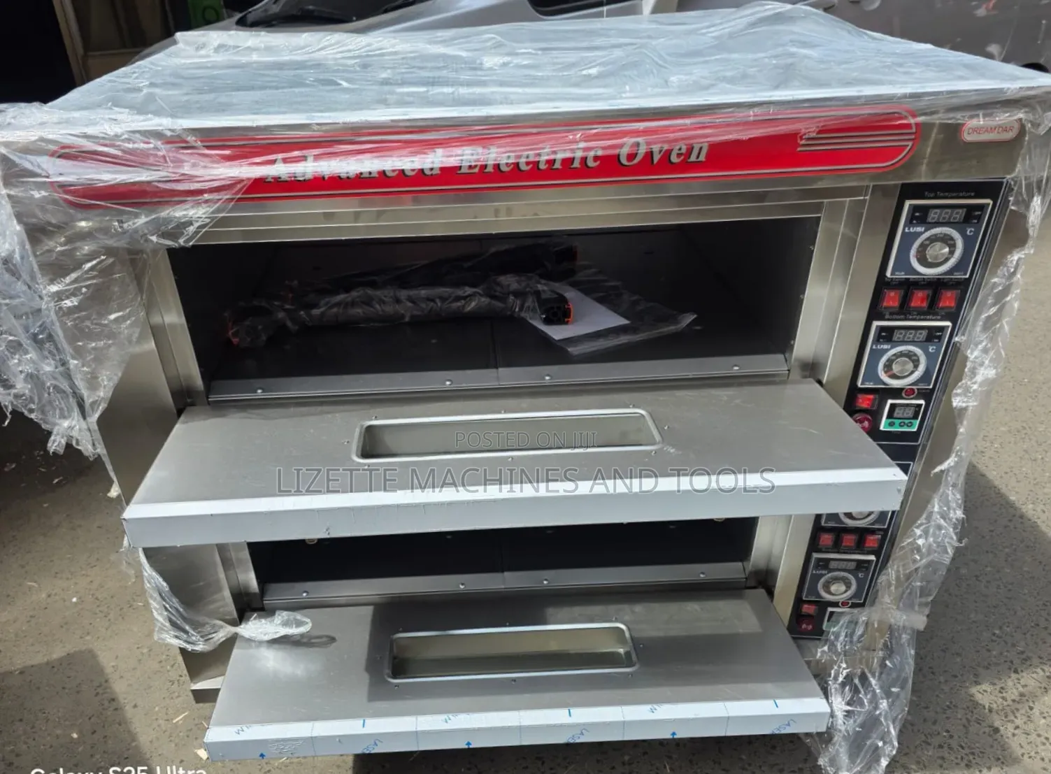 2 Deck 4 Trays Commercial Three Phase Electric Oven