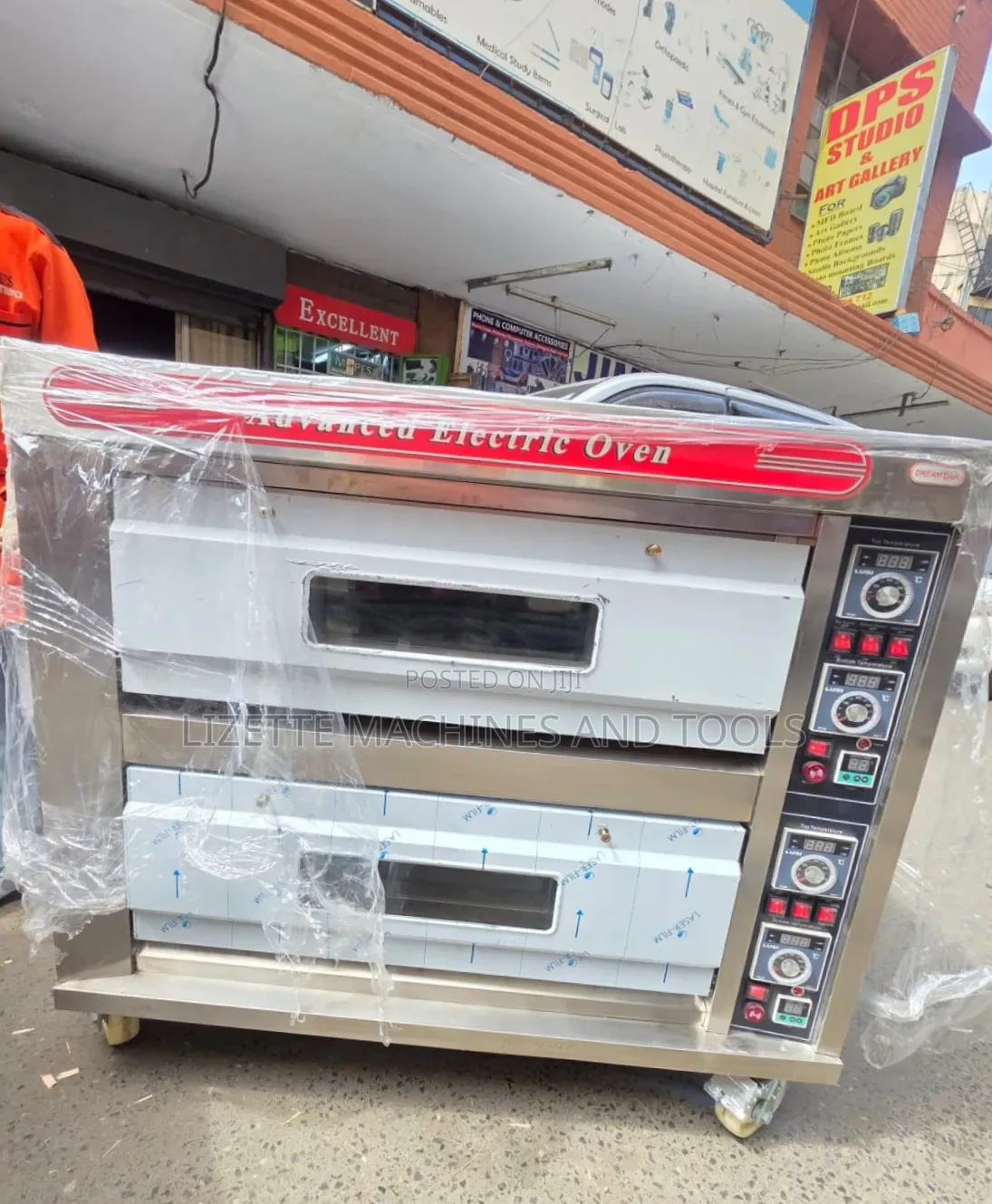 2 Deck 4 Trays Commercial Three Phase Electric Oven