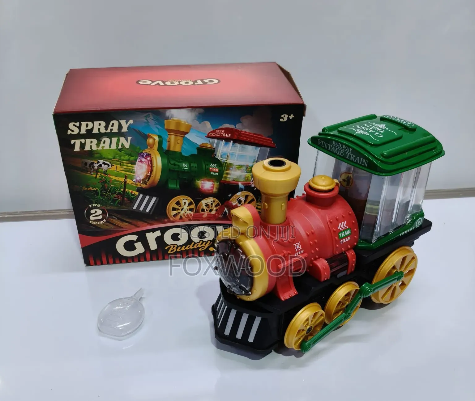 Battery-Operated Electric Train With Mist Lights