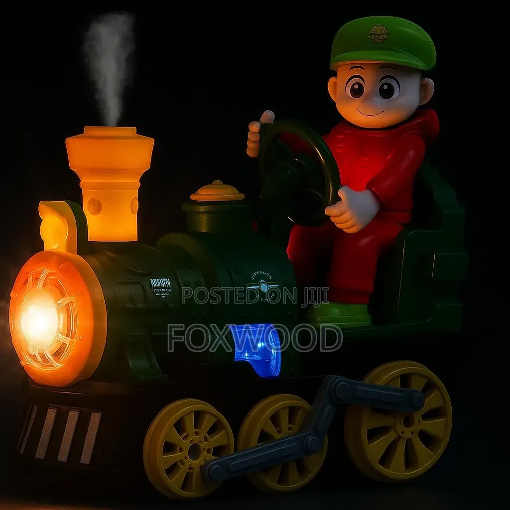 Battery-Operated Electric Train With Mist Lights