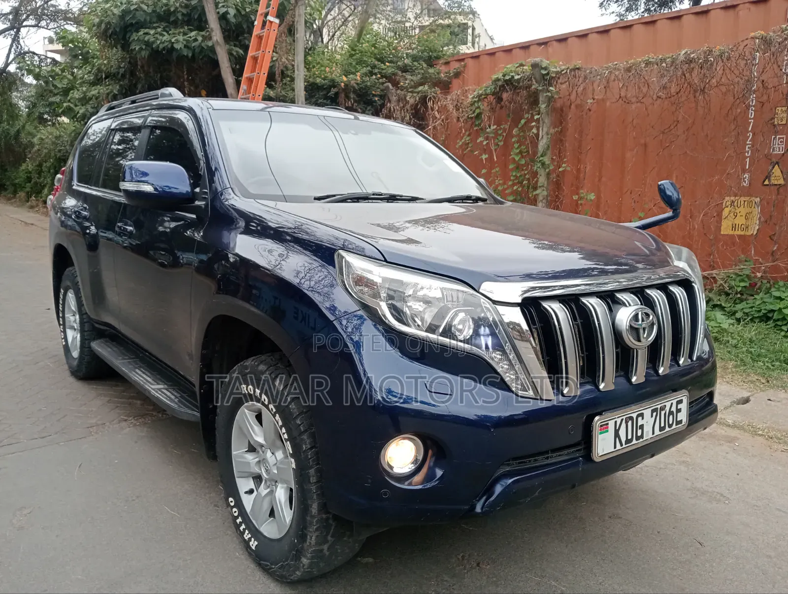 Toyota Land Cruiser Prado 2015 Blue