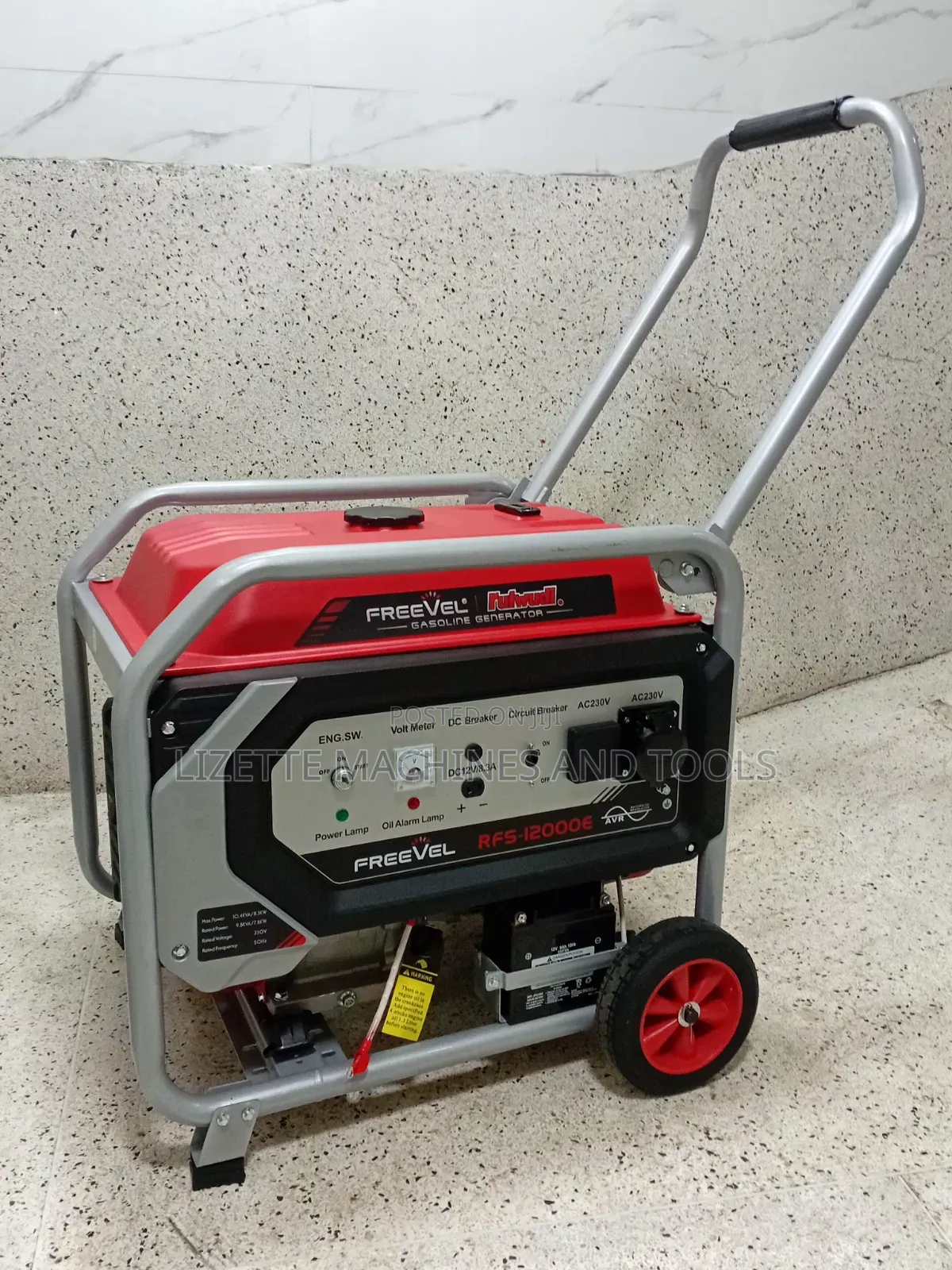 Freevel RFS-12000E 10.4kva Petrol Generator Keystart
