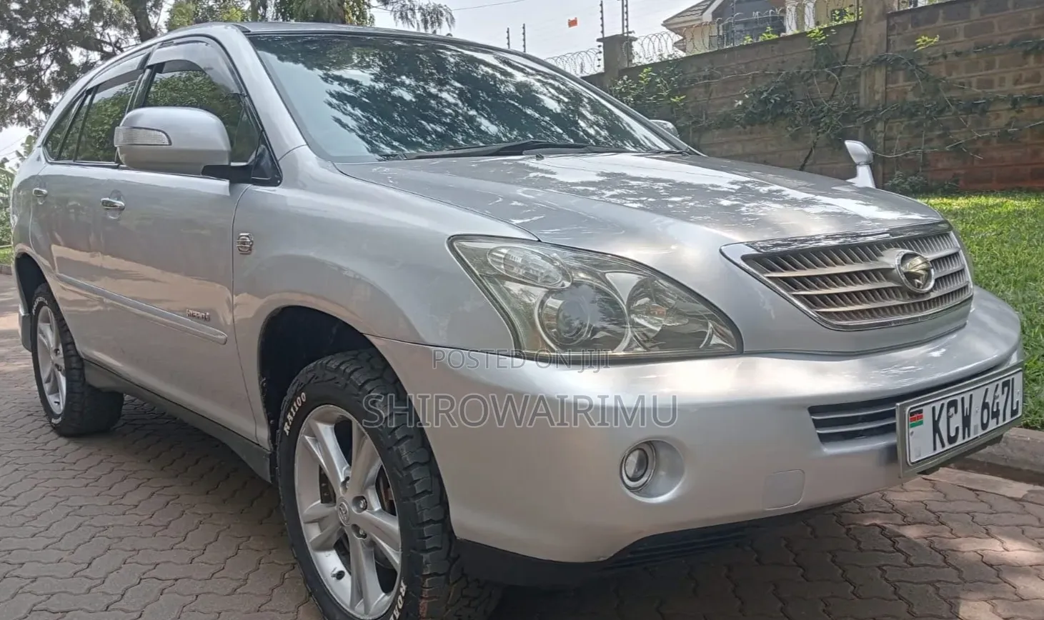 Toyota Harrier 2012 Silver