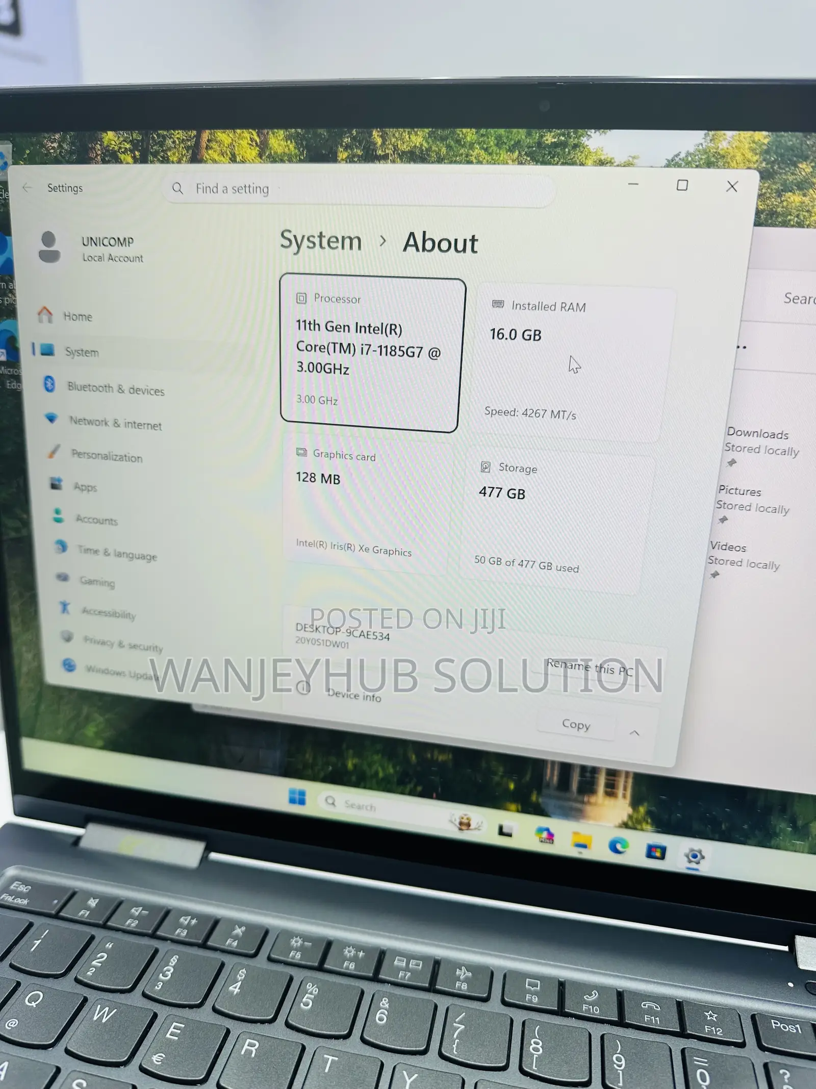 Laptop Lenovo ThinkPad X1 Yoga 16GB Intel Core i7 SSD 512GB