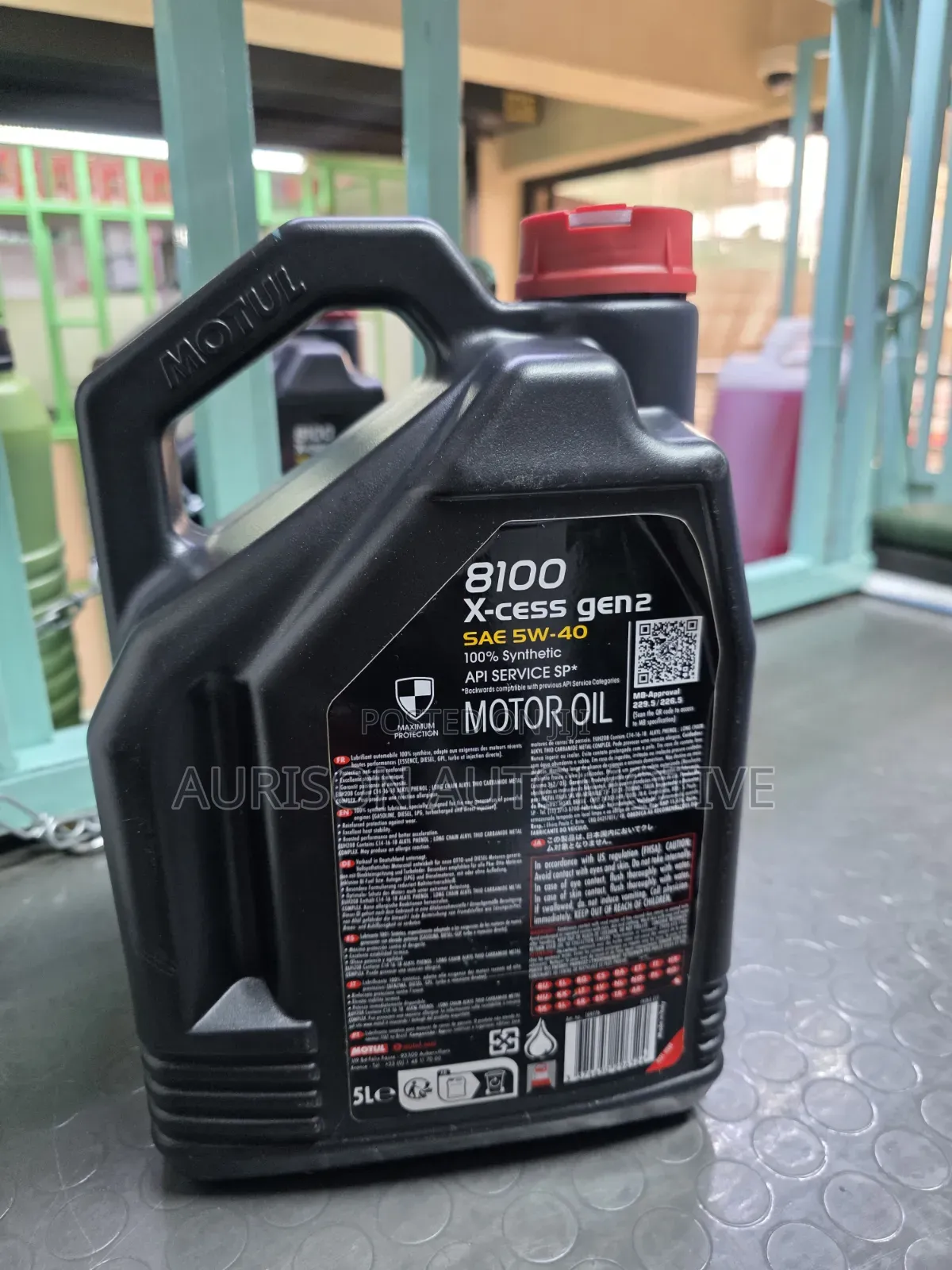 Genuine 8100 X-Cess Genz Motul Engine Oil 5w 40 5ltr