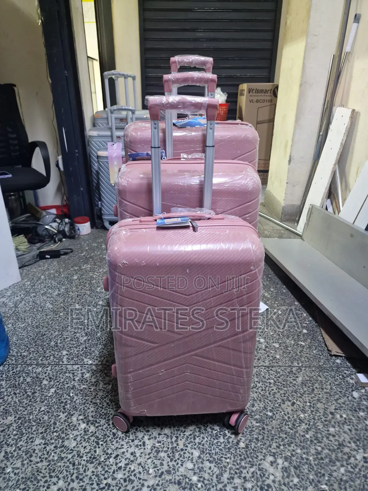 Fashion 3 in 1 Unbreakble Laxurious Rubber Suitcase