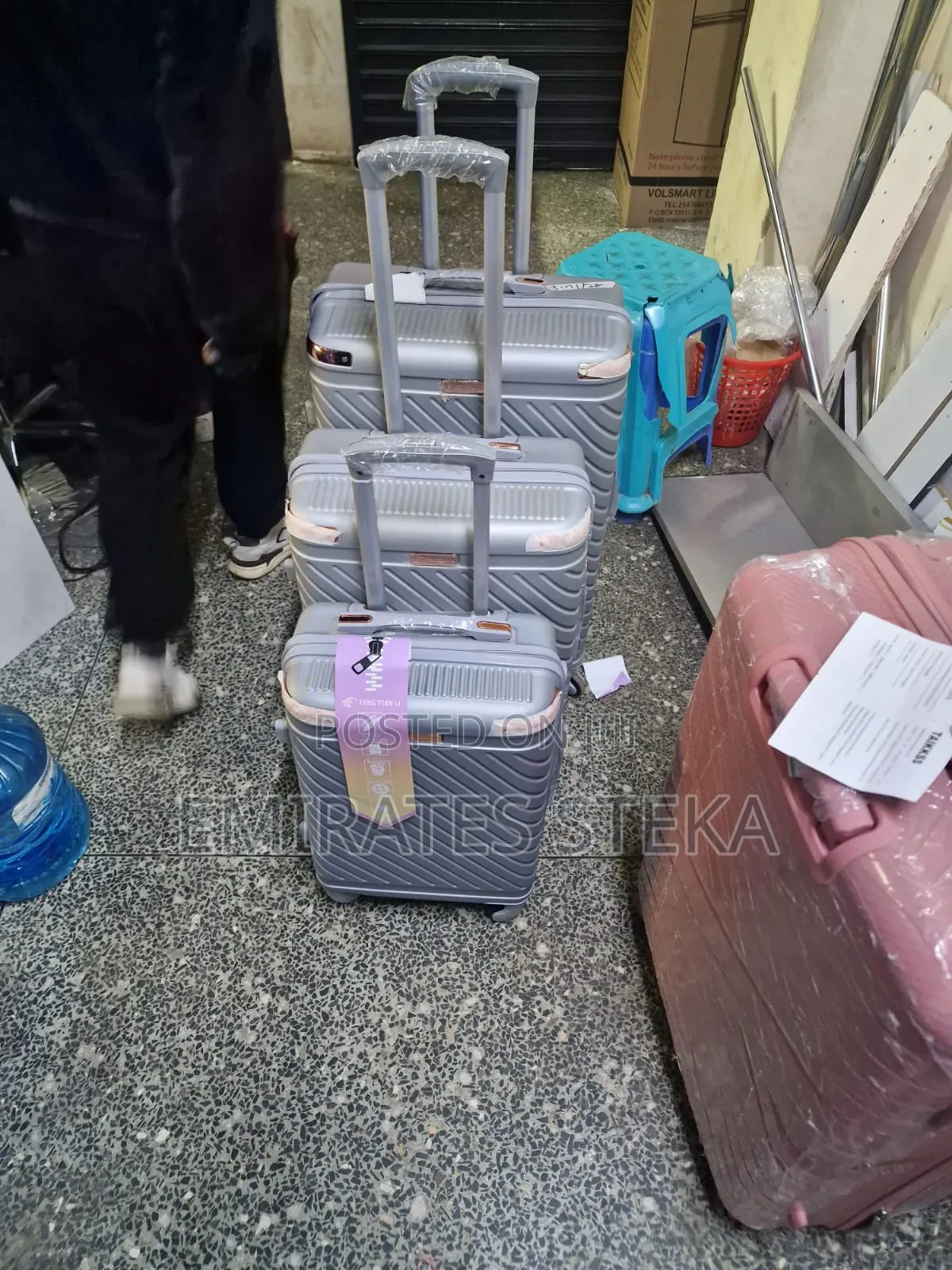 3 in 1 Fibre Suitcase Traveling Bag