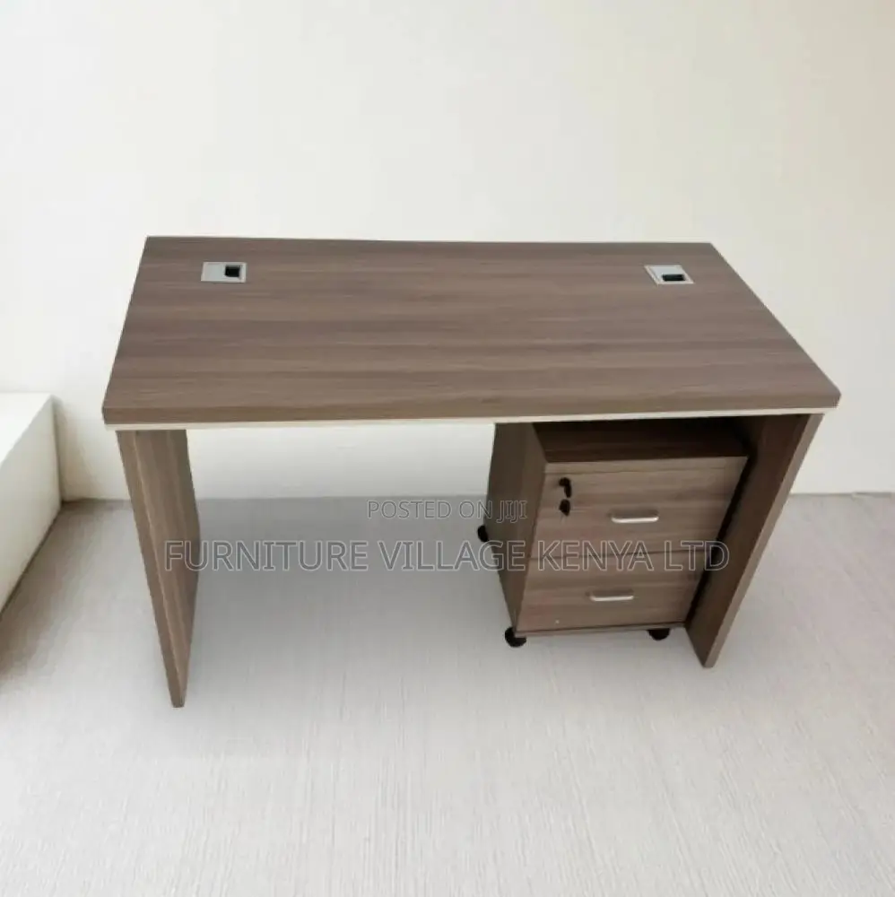 Office Desk; 1.6 M Executive Desk a Pedestal Cabinet-Storage