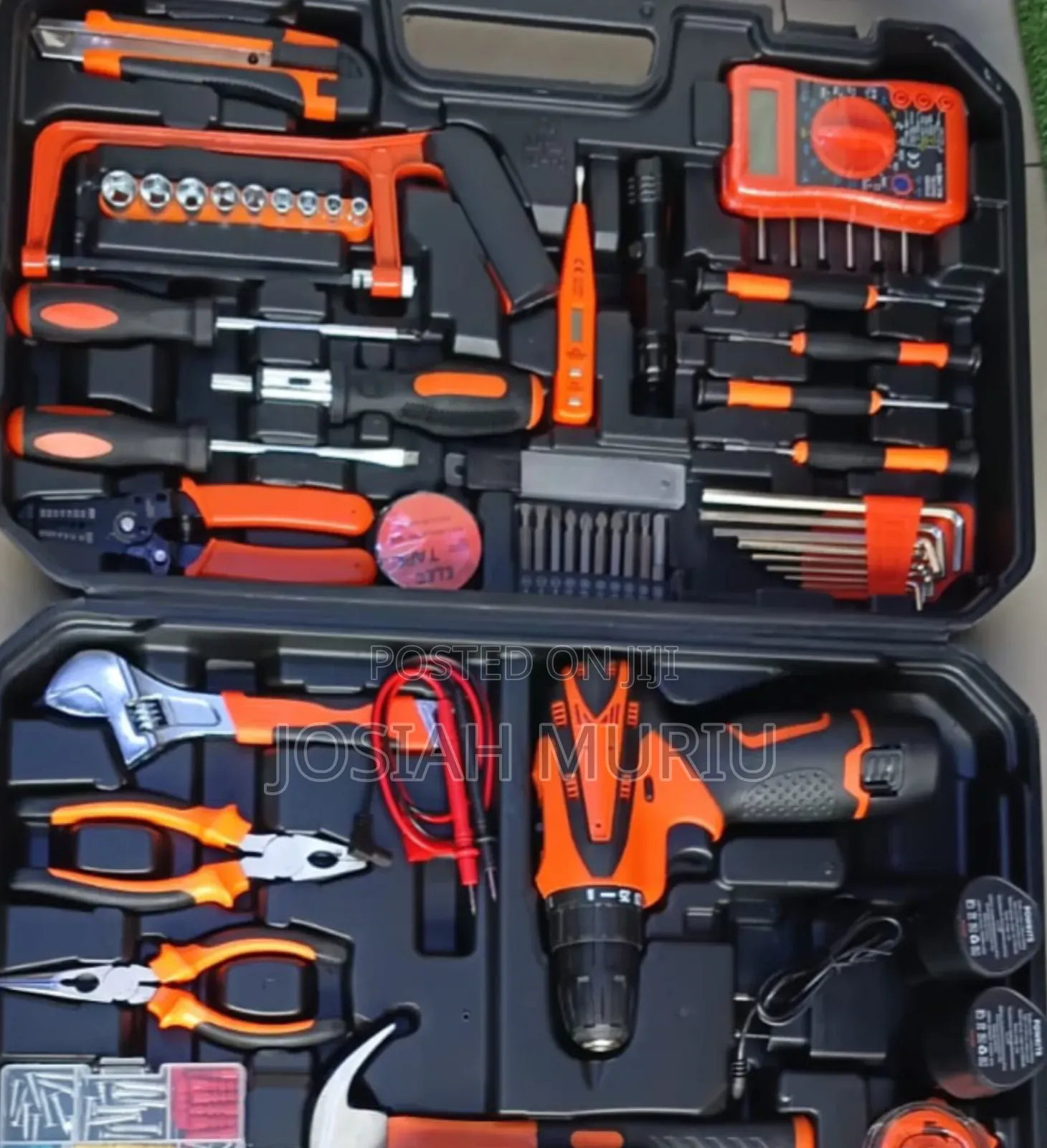 Cordless Rechargeable Cordless Drill With Digital Multimeter