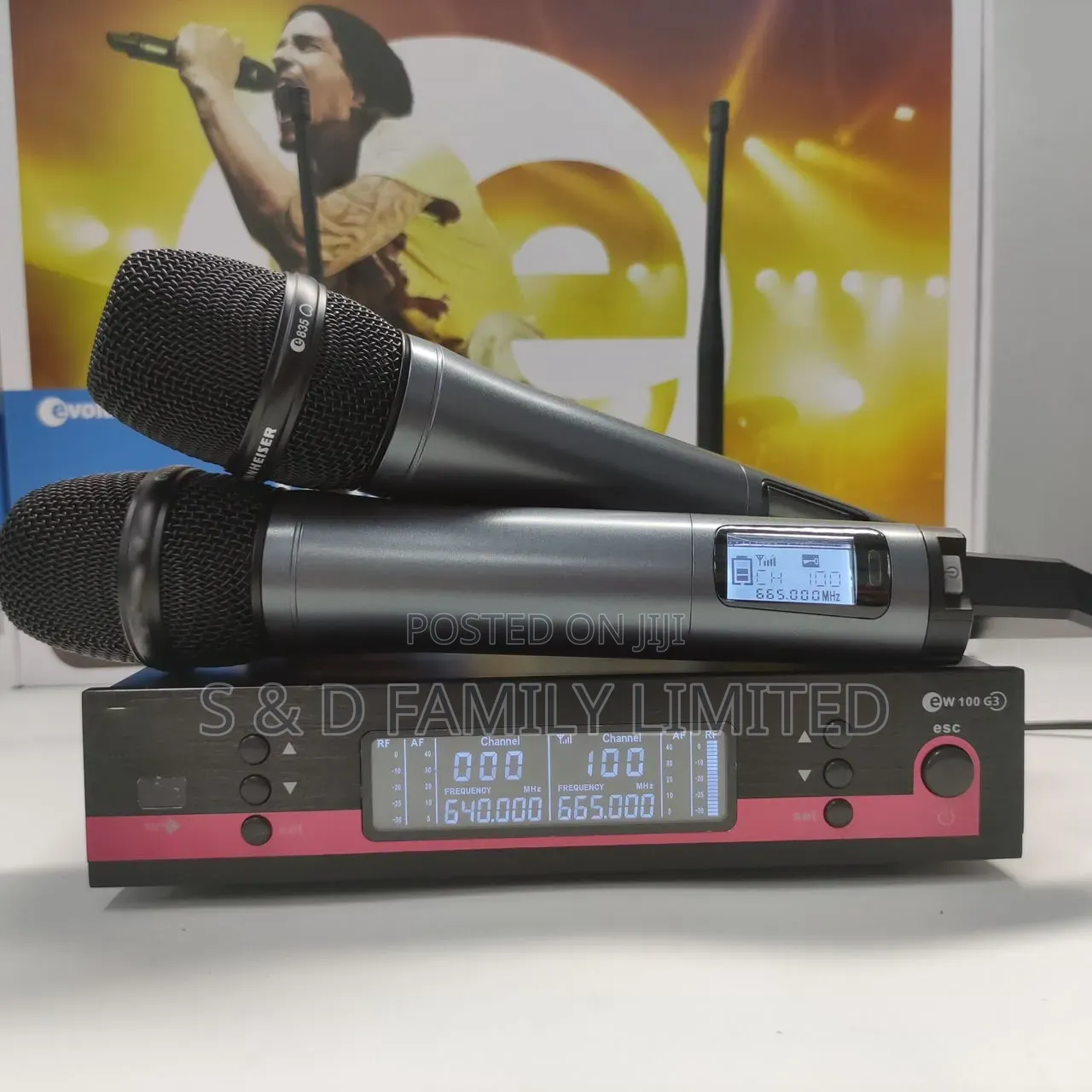 Sennheiser EW100 G3 Double Wireless Microphone